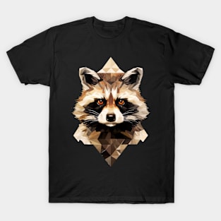 Geometric Raccoon T-Shirt